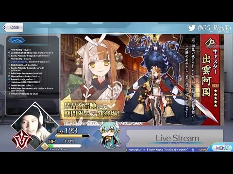 FGO New SSR Izumo no Okuni (Caster) REACTION!