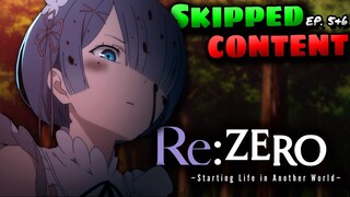 Betrayals & Burdens | Re:ZERO Episode 5/6 Cut Content – What Did The Anime / Director’s Cut Change?