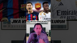 Saya hapus semua pemain rating 80+ dari Laliga. #eafc24 #fc24