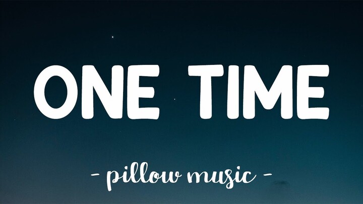 One Time - Justin Bieber (Lyrics) 🎵