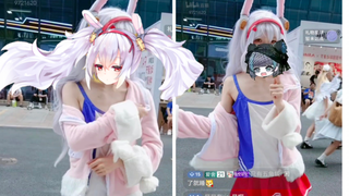 I'm cosplaying Raffi and dancing to "Pokedance"—can you give me a like? I'm so nervous! w(ﾟДﾟ)w