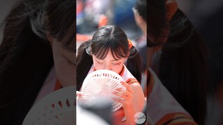 치어리더가 더위를 이겨내는 방법 #하지원 #치어리더