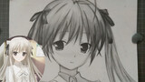 [Vẽ tranh]Cùng vẽ cô bé nhút nhát Kasugano Sora cùng tớ nhé|<ヨスガノソラ>