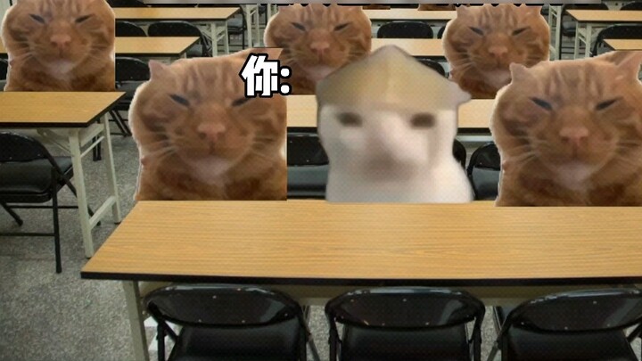 When you think of something funny in class, be like: