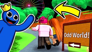 MADE IT TO ODD WORLD?! (Roblox Rainbow Friends Obby!)