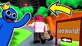 MADE IT TO ODD WORLD?! (Roblox Rainbow Friends Obby!)