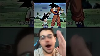 😱GOKU SE ENCUENTRA CON GOKU NIÑO❤️ #anime #dragonball