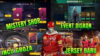 FREE FIRE ‼️ BOCORAN EVENT GRATIS, MISTERY SHOP BULAN FEBRUARI, INCUBATOR SELANJUTNYA GROZA