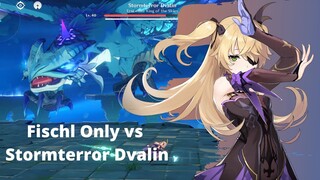 Genshin Impact - Lv. 50 Fischl Only vs Stormterror Dvalin