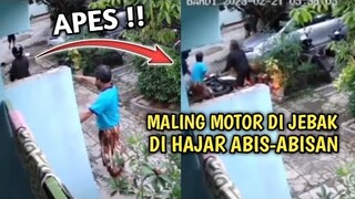 Maling Motor Tertangkap Warga || Begini Nasib Para pelaku yang kena Tinju oleh Warga