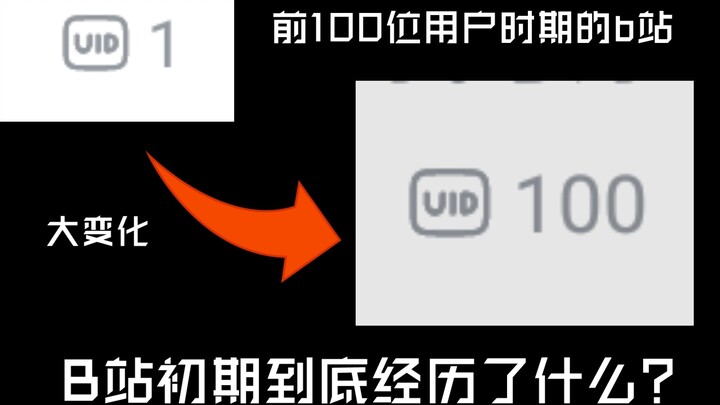 【科普】这就是B站的前100名用户！？