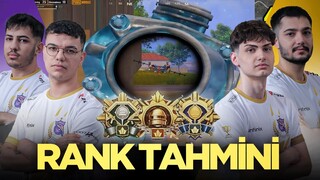 PUBG MOBİLE RANK TAHMİN ETME CHALLENGE!! BÖLÜM 1 | S2G ESPORTS