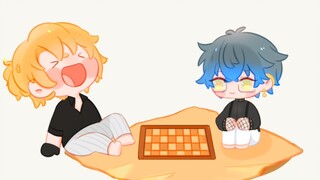 【Luca/ike 手书】你们谈恋爱（？）怎么搞得像下棋一样