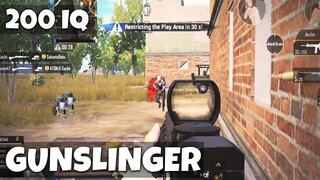 GUNSLINGER PUBG MOBILE | Squad Wipes | 200 IQ GAMEPLAY | PUBG MOBILE MONTAGE