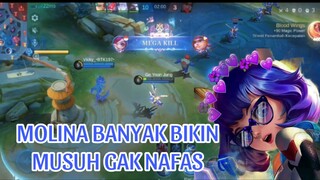 MOLINA BANYAK BIKIN MUSUH GAK NAFAS:)