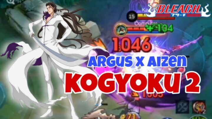 Review Skin Argus Kolaborasi Bleach " Aizen " Keren banget Efeknya🔥🔥