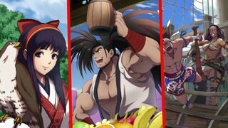 KOF XV: Team SAMURAI DLC SECRET ENDINGS | ENGLISH