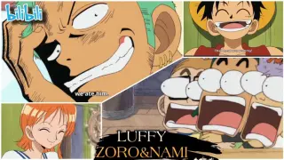 Luffy,Zoro&Nami Pinagtripan ang tatlong bata.
