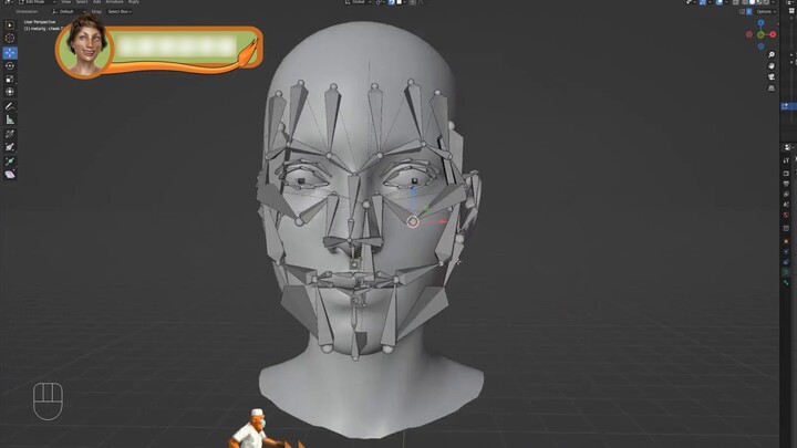 Hướng dẫn cho người mới bắt đầu sử dụng Blender | Cách kết hợp biểu cảm khuôn mặt với Rigify