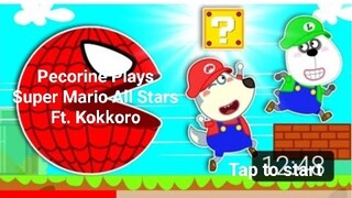 Pecorine Plays Super Mario All Stars Super Nintendo (1993) Animation Ft. Kokkoro