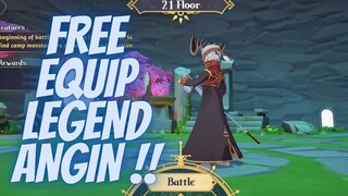 FREE YELLOW LEGEND EQUIP WIND CAVE - RAGNAROK ARENA