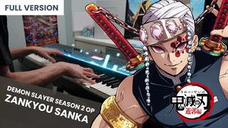 Demon Slayer: Kimetsu no Yaiba Season 2 OP 「Zankyou Sanka」 Piano Cover ／ Aimer