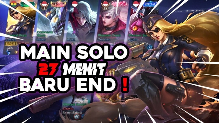 trauma main solo di MRO🤯┃mlbb indonesia