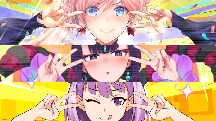 [MAD]When heroic spirits making the same pose to play cute|<FGO>