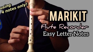 (Easy) MARIKIT by Juan x Kyle - Flute Recorder Cover Letter Notes / Chords Tutorial