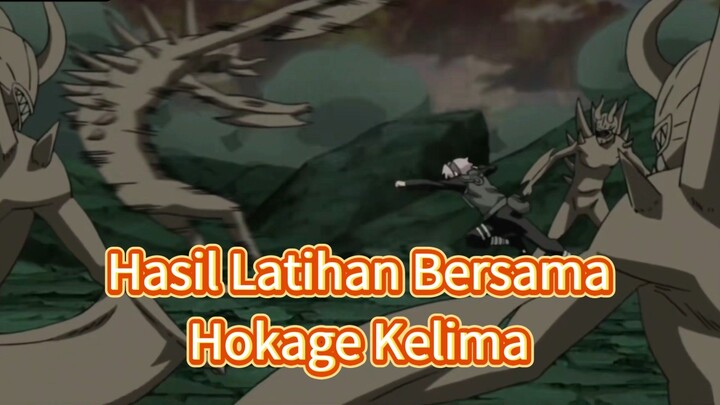 Hasil Latihan Bersama Hokage Kelima