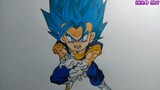 Cách Vẽ VEGITO Chibi SSJ Blue đẹp và đơn giản