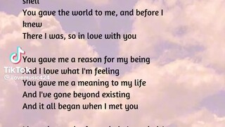 when I met you-lyrics