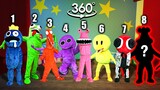 VR 360° New Rainbow Friends In Real Life ALL PHASES 🎶 Friday Night Funkin' (Roblox Rainbow Friends)