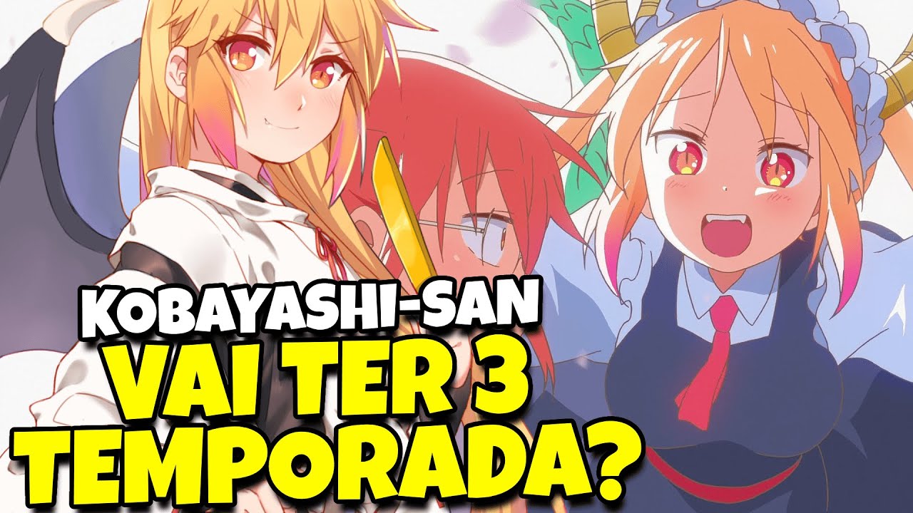 Kobayashi-san e outros 3 animes vão receber dublagem pela