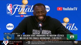 "It's easily win when play with Curry" Draymond Green reacts NBA Finals Game 3: Warriors vs Celtics