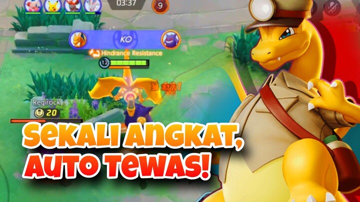 Sekali Angkat, Auto Tewas! - Montage Seismic Slam Charizard