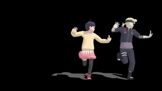 【MMD BORUTO】 Inojin x Himawari — Mr. Saxobeat