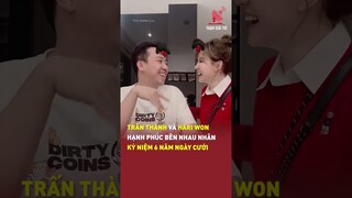 Trấn Thành và Hari Won hạnh phúc bên nhau nhân kỷ niệm 6 năm ngày cưới | TGT #shorts