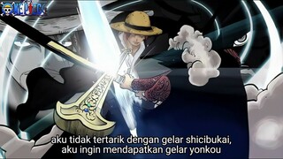 FULL!! Sejarah Awal Mihawk Menjadi Shicibukai Dan Perjanjian Rahasia Shanks Dengan Gorosei