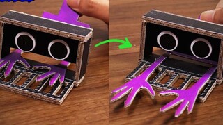 【Cardboard DIY】Using cardboard to reproduce the retractable hand of Rainbow Friend Xiaozi