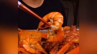 Hải sản nấu sốt cay Hàn #mukbang #ASMR #mukbangASMR