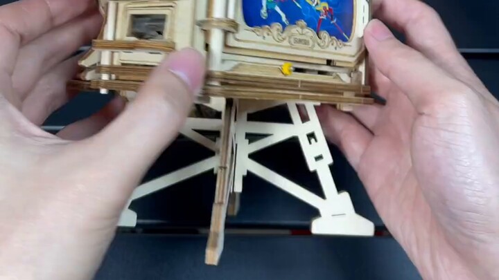 What's going on? My hands are sore | Homemade old-fashioned projector Calabash Brothers animation fi