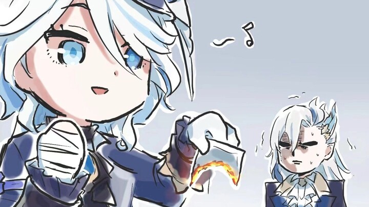 【Chân Quân Tim Yếu】Furina: Chơi kiểu này phê quá luôn! —— Navelet: Làm việc nghiêm túc đi, Fucalos!