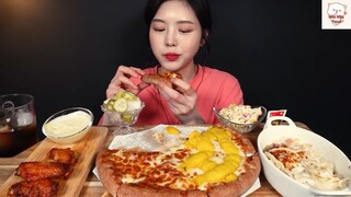 Thưởng thức Pizza siêu ngon 2 #MiuMiuFood