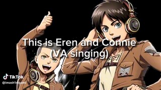 ketika eren sama connie nyayi 😔