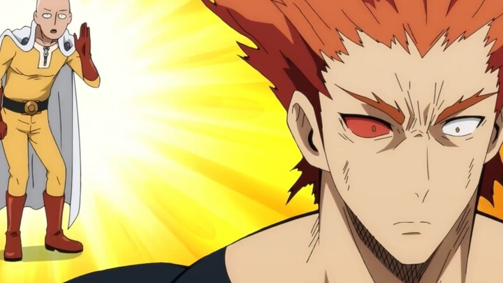 When Saitama, the free-eater, runs into Wolf, who also eats for free!