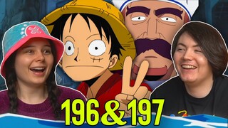 G8 ARC BEGINS!👒 One Piece Ep 196 & 197 REACTION & REVIEW