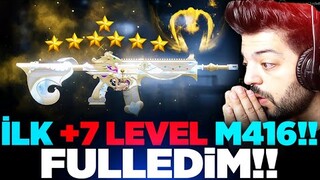 BİR İLK ! OYUNUN İLK 7 LVL M416 SI !! FULLEDİM PUBG Mobile