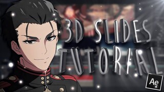 Smooth 3D Camera Slides | After Affects AMV Tutorial