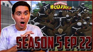 "TWICE REGAINED" My Hero Academia Season 5 Episode 22 Live Reaction!